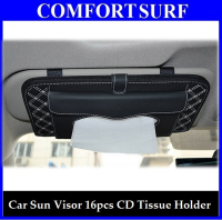 Fashion Red / White Wine Series Car Sun Visor CD / Tissue Box / Pater Holder for Car Vehicles